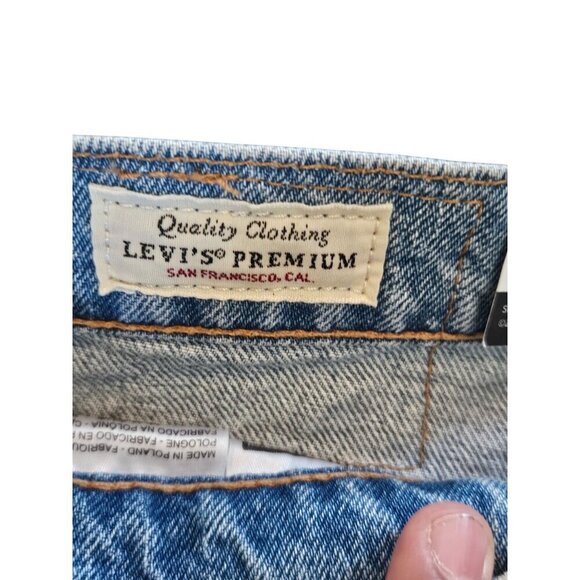 New Levis Premium 510 Skinny Jeans Mens 27x30 Light Wash Denim Stretch - Picture 9 of 16